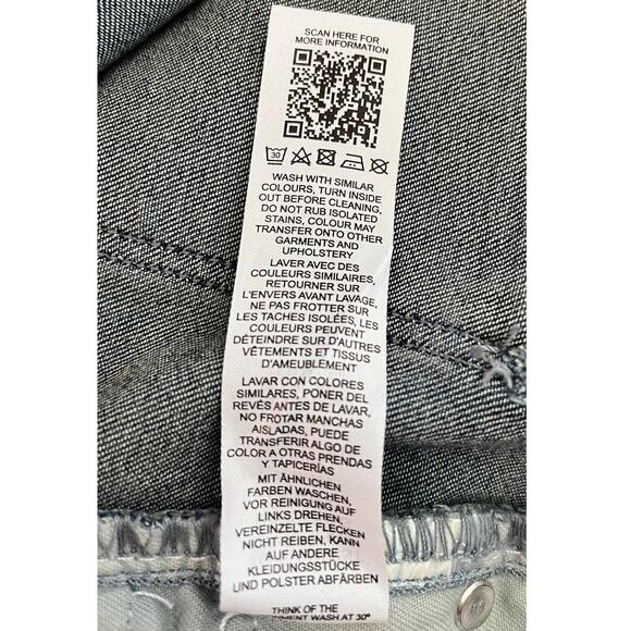 ASOS DESIGN Mid Rise Stretch Straight Leg Jeans in Mid wash Size 34x34 - Picture 8 of 9